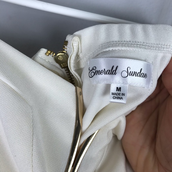 NWT Emerald sundae strapless bodycon mini dress - Picture 7 of 9